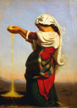 Rudolf Lehmann Spigolando il grano